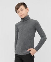 Водолазка базовая серая Button Blue, школьная форма для мальчиков  фото, kupilegko.ru